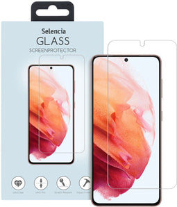 Selencia Gehard Glas Screenprotector - Geschikt voor Samsung Galaxy S23/S22 - 9H Krasbestendig