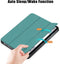 Lunso - Geschikt voor iPad 10 (2022) - Tri-Fold Bookcase hoes - Groen