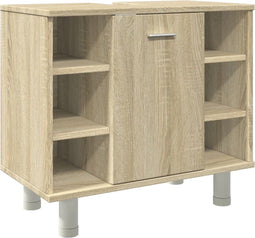 vidaXL - Badkamerkast - 60x32x53,5 - cm - spaanplaat - sonoma - eikenkleurig