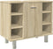 vidaXL - Badkamerkast - 60x32x53,5 - cm - spaanplaat - sonoma - eikenkleurig