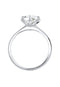 Elli Dames Ring - Ring met Swarovski® kristal - Zilverkleurig (maat 52)