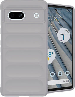 imoshion Hoesje - Geschikt voor Google Pixel 7a - EasyGrip Backcover - Grijs