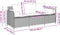 vidaXL - Tuinbank - 3-zits - met - kussens - poly - rattan - bruin