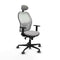 Jorquera Piqueras y Crespo 1D036G1 - Bureaustoel - Hoofdsteun - Lichtgrijs