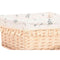 Wasmand Home ESPRIT Natuurlijk vlechtwerk Shabby Chic 48 x 38 x 22 cm 5 Onderdelen