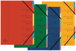 Exacompta Sorteermap 7-delig, geassorteerde kleuren 12 stuks