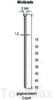 Dutack Mini brad SKN12 40 mm - 5000 Stuks