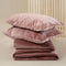 Sjumo Silky Smooth - Dekbedovertrek - 260x220 cm - Blush Pink Katoen-Satijn (2 stuks)