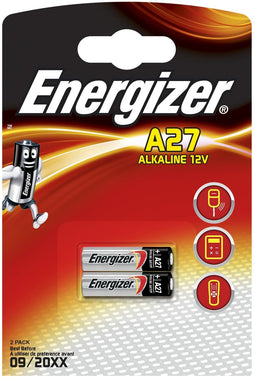 Energizer EN-639333 - Alkaline batterij A27 12V - 23mAh - Zilver (2 stuks)