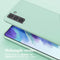 Selencia Hoesje Geschikt voor Samsung Galaxy S21 FE Hoesje Met Koord - Selencia Siliconen hoesje met afneembaar koord - Turquoise