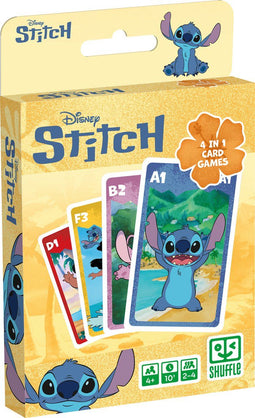Shuffle - Lilo & Stitch - 4-in-1 Kaartspellen Kwartet memo snap actiespel