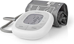 Nedis Bloeddrukmeter - Arm - Verlicht LCD-Scherm - 22 - 42 cm - Geheugenplaatsen: 60 - Wit