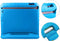 Tablet Hoes Kinderen Geschikt voor iPad 2 (2011) 9.7 inch /iPad 3 (2012) 9.7 inch / iPad 4 (2012) 9.7 inch - Kidsproof Backcover met handvat - Blauw