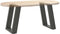 vidaXL - Salontafelpoten - 2 - st - U-vormig - 38x(42-43) - cm - staal - antraciet