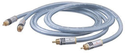 Oehlbach XXL Series 2 - RCA Audio Aansluitkabel - Vergulde contacten 0.50 m - Zilver