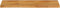vidaXL - Tafelblad - met - natuurlijke - rand - 100x20x2,5 - cm - massief - mangohout