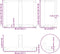 vidaXL - Salontafelpoten - 2 - st - T-vormig - 50x25x(42-43) - cm - staal - antraciet