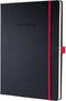 Sigel notitieboek - Conceptum RED Edition - A4 - zwart - hardcover - ruit - 194 pagina's - 80 grams papier - SI-CO660