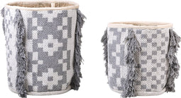 Beliani KOTKAI - Mand - Wit - Katoen