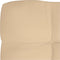 vidaXL - Palletkussen - 120x40x12 - cm - stof - beige