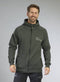 TERRAX WORKWEAR - Sweatjacket met Capuchon - Reflecterende strepen - Groen/Zwart - Maat L