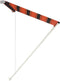 vidaXL - Luifel - uittrekbaar - 200x150 - cm - oranje - en - bruin
