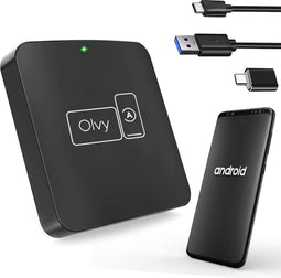 Olvy Tech - Carplay Dongle - Draadloos Android Auto - Verbeterd model (2023)