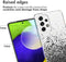 iMoshion Hoesje Geschikt voor Samsung Galaxy A53 Hoesje Siliconen - iMoshion Design hoesje - Transparant / Splatter Black