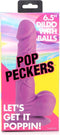 POP - Dildo with Balls - 6.5 / 16.5 cm