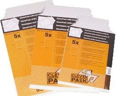CleverPack - Envelop cleverpack karton a5 176x250 5st wit | 4 stuks