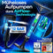 NEXTCOVER® fietspomp - Vloerpomp - Airflow-technologie - Manometer - Alle ventielen