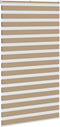 vidaXL - Zebra - Blind - 135x230 - cm - stofbreedte - 130,9 - cm - polyester - zandbruin