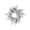 Bizzotto Harvard boho sneeuwkrans - handgemaakt - D60 cm - natuurtinten met sneeuweffect