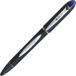 Uni-ball roller Jetstream blauw schrijfbreedte 045 mm medium schrift schrijfpunt 1 mm zwarte rubb...