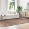 vidaXL - Shaggy - Tapijt - met - Latex - Achterkant - Bruin - 240x340 - cm