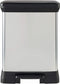 Curver Decobin Duo - Prullenbak Afvalscheider - 10L + 18L - Metallic