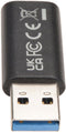 V7 V7USB3AC - Kabel - USB A - USB type-C - 10 Gbps - Zwart