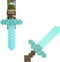 Minecraft Betoverde Diamanten Speelgoedzwaardfiguur Groen