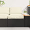 vidaXL - Palletkussen - voor - Zitkussen - Crème - 80x80x12 - cm - Oxford - Stof