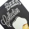Beer Collection - Linnen Canvas - Bierpul met diepte-effect - Zwart/Geel