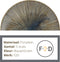 GLAMOMAX LIMITED EDITION - Forest Green Stripes Serviesset - 4 Persoons - 9 Delig Servies - Groen/Blauw -Kerstservies - BBQ - Koken - Gourmetset - Gourmetschaal - Porselein - 4 Dinerborden - 4 Dessertborden - 1 Serveerschaal - 25CM/20CM/40CM