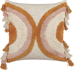 LABLAB - Sierkussen set van 2 - Lichtbeige - 45 x 45 cm - Katoen