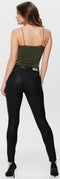 ONLY ONLHUSH LIFE MID SK COAT ANK 019 NOOS - Dames Broek - Skinny - Zwart