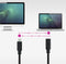 Nanocable 10.01.4501 - USB-C Kabel - 1 m - 20 Gbit/s - Zwart