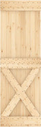 vidaXL - Schuifdeur - met - beslag - 70x210 - cm - massief - grenenhout