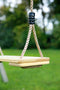 AXI Houten Schommelzitje - Schommel met ophangringen en stelachten in gegalvaniseerd staal