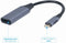 Cablexpert A-USB3C-DPF-01 - Adapter USB C naar DisplayPort - 15cm - Grijs Zwart