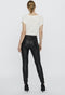 VERO MODA VMGAYA MR PL LEGGING - PU legging - Vegan leather - Zwart