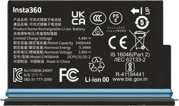 Insta360 - X5 - Batterij 2400 mAh - Zwart