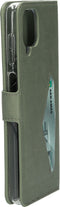 Mobiparts Galaxy A12 (2021) - Classic Wallet Case - Ruimte voor pasjes - Groen